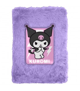 Libreta Plush A5 Kuromi Ref: KU00008