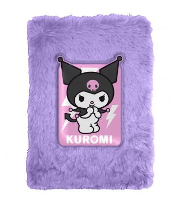 Libreta Plush A5 Kuromi Ref: KU00008