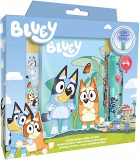 Diario C/Boligrafo Magico Bluey BY00007
