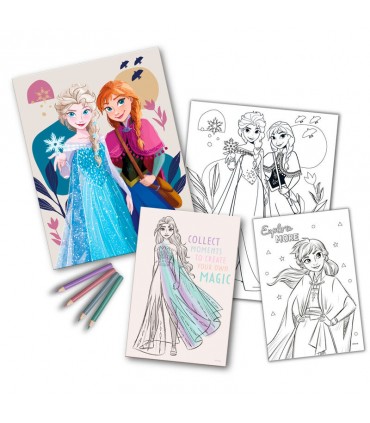 Set Colorear C/Notebook Frozen FR50023