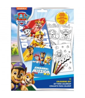 Set Colorear C/Notebook Paw PW20004