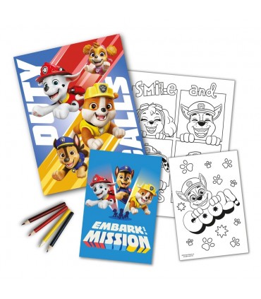 Set Colorear C/Notebook Paw PW20004