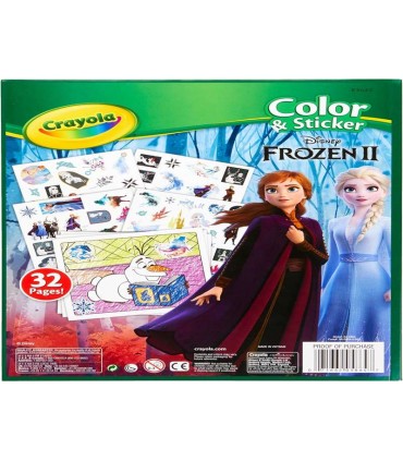 Libro Colorear+Sticker Frozen 04-5864