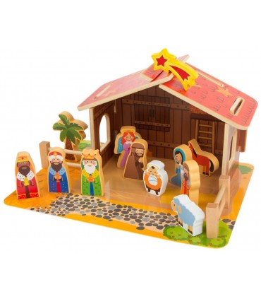 Caja Belen Madera 20 Pcs Ref: 46204
