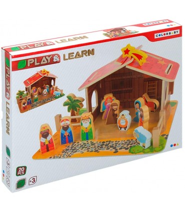 Caja Belen Madera 20 Pcs Ref: 46204