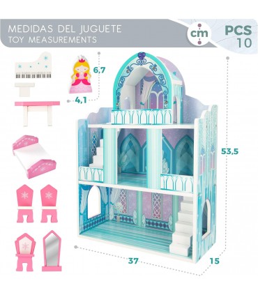 Castillo Madera Woomax 37x15x53Cm 49314