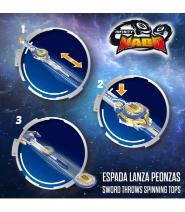 Peonza C/Lanzador Nado Ref: 48091
