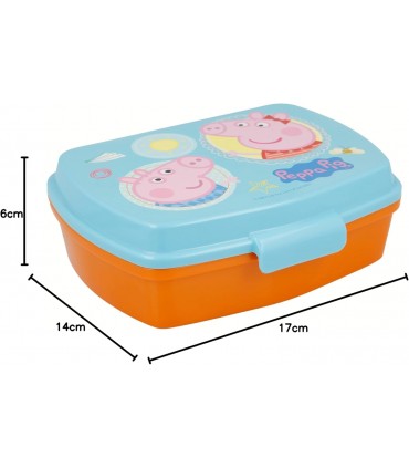 Sandwichera Peppa Pig Rectag.Ref: 13914