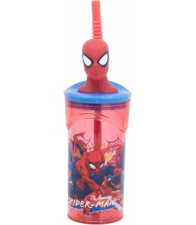 Vaso Figura 3D Spiderman 360ML 83566