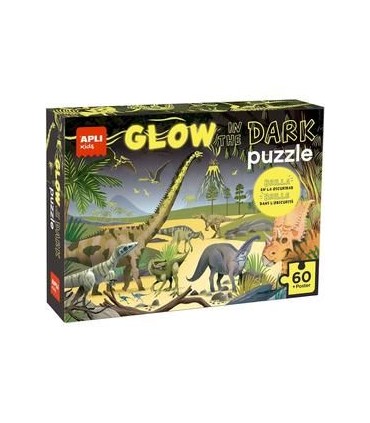 Puzzle Dinos Brillan Oscurida Ref: 19435
