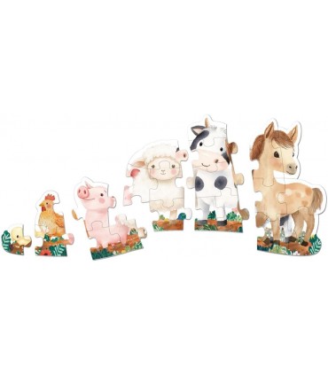 Puzzle animales de granja 20123