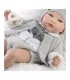 Reborn Manu S/Pelo Y Chaleco 10246