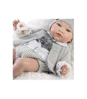 Reborn Manu S/Pelo Y Chaleco 10246