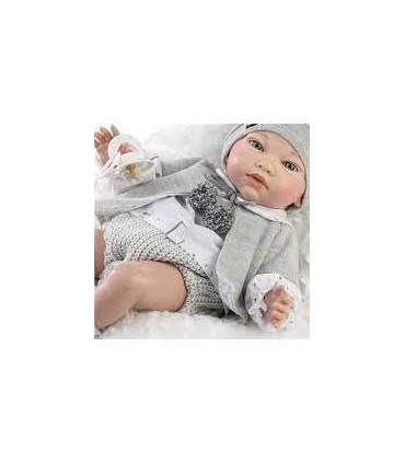 Reborn Manu S/Pelo Y Chaleco 10246