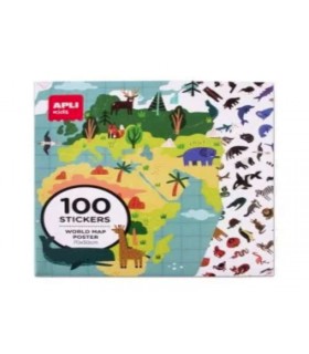 Stickers 100 Pcs Ciudad Ref: 19430