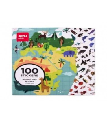Stickers 100 Pcs Ciudad Ref: 19430