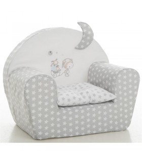Sillon Stars Gris 44x34x53Cm Ref: 28171