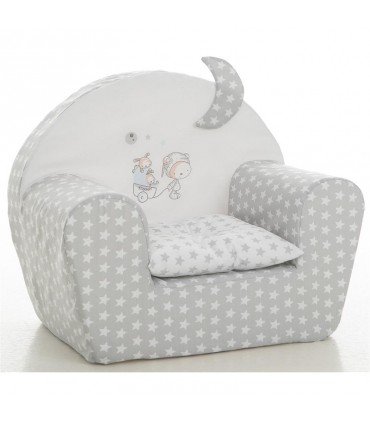 Sillon Stars Gris 44x34x53Cm Ref: 28171