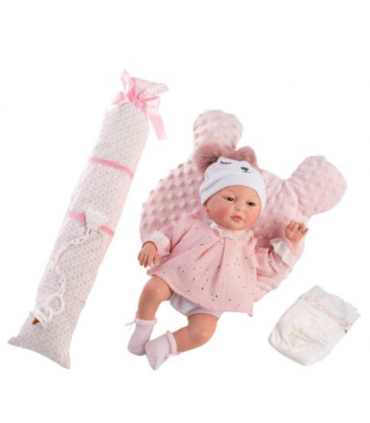 Muñeca Reborn Niña Rosa 38Cm Ref:10288