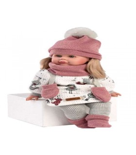 Muñeca Berta 2 Colas Rubias S/Mec.926SM