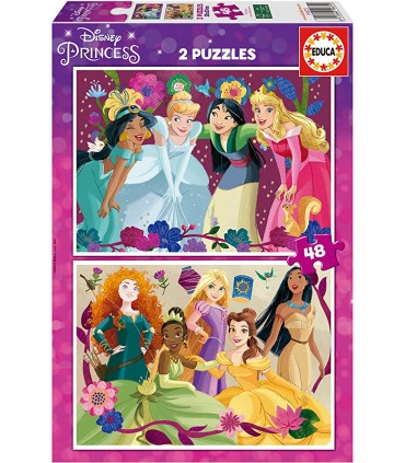 Puzzle 2 x 48 Pcs Princesas Ref: 19675
