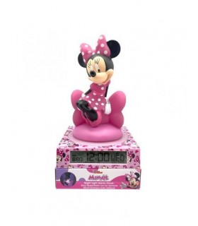 Lampara 3D C/Despertador Minnie MN4500