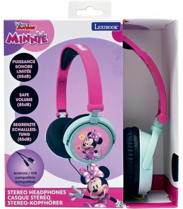 Cascos Estereos Minnie Pleg. LE-HP010MN