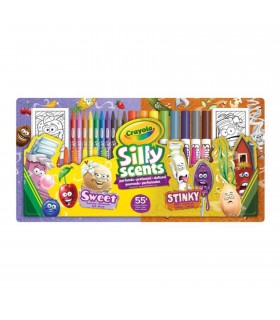 Blister Silly Scents 55Pcs 04-0642 Crayo