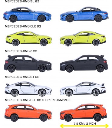 Caja 5 Coches Mercede AMG Ref:8502105000
