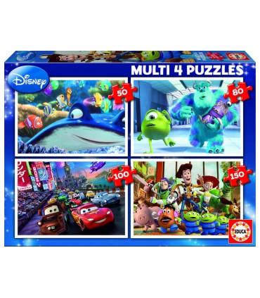 Puzzle 4 Multi Pixar 50-80-100-150 15615