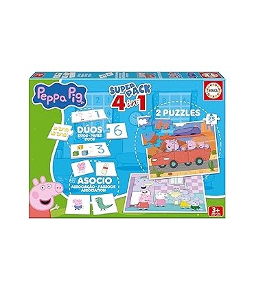 SuperPack 4 En 1 Peppa Pig  Ref: 16229