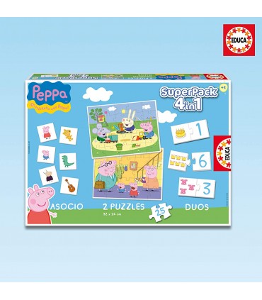 SuperPack 4 En 1 Peppa Pig  Ref: 16229