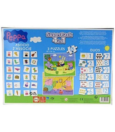 SuperPack 4 En 1 Peppa Pig  Ref: 16229