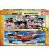 Puzzle 2 X 100 Pcs Dragon Ball Ref:18214