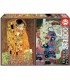 Puzzle 2 X 1000 Pcs Gustav El Beso 18488