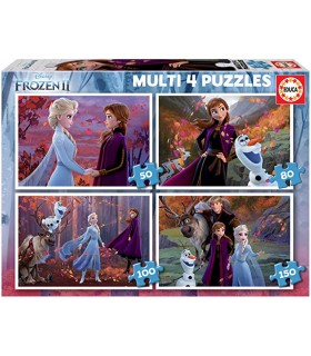 Multi 4 Puzzles Frozen Ref: 18640 