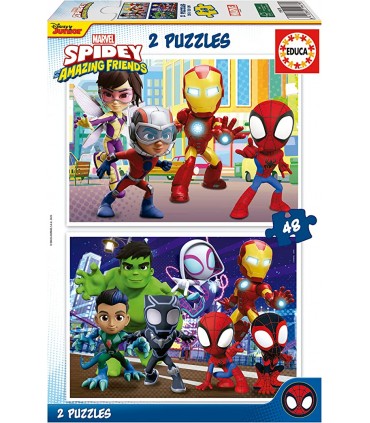 Puzzle 2 X 48Pcs Spidey Ref: 19678