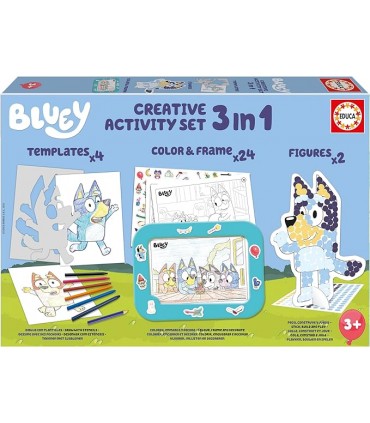 Set 3 En 1 Bluey Creative Ref: 19887