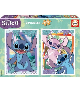 Puzzle 2 x 500Pcs Stitch Ref: 19732