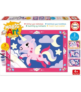 Number Art + 4 Unicornios Ref: 20288