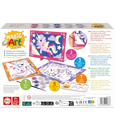 Number Art + 4 Unicornios Ref: 20288