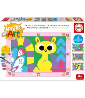 Number Art + 4 Animales Selva 20403