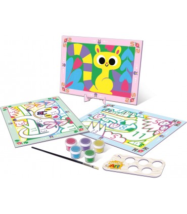 Number Art + 4 Animales Selva 20403