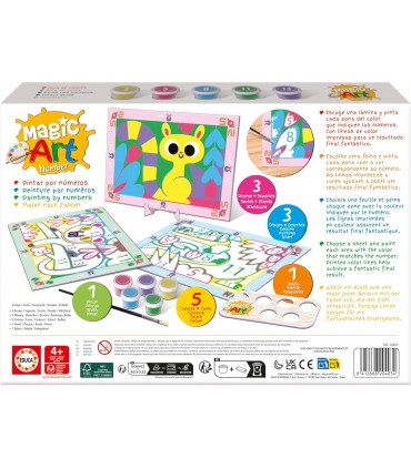 Number Art + 4 Animales Selva 20403