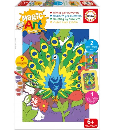 Number Art + 6 Pavo Real Ref: 20405