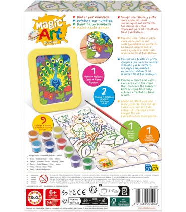 Number Art + 6 Pavo Real Ref: 20405