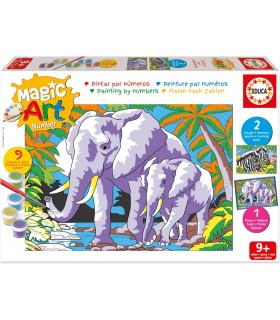 Number Art + 9 Animal Salvaje Ref: 20301