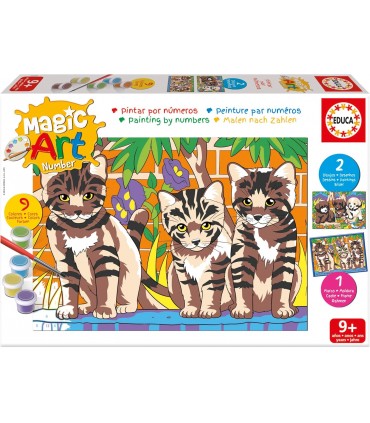Number Art + 9 Gatos Ref: 20299