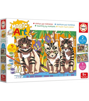 Number Art + 9 Gatos Ref: 20299
