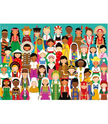 Puzzle 300Pcs Niñas Del Mundo 20476